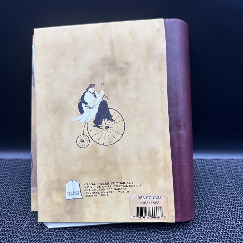 Jennifer Garant Wine Journal Present Company 2004 Hardcover Unused Gift Book